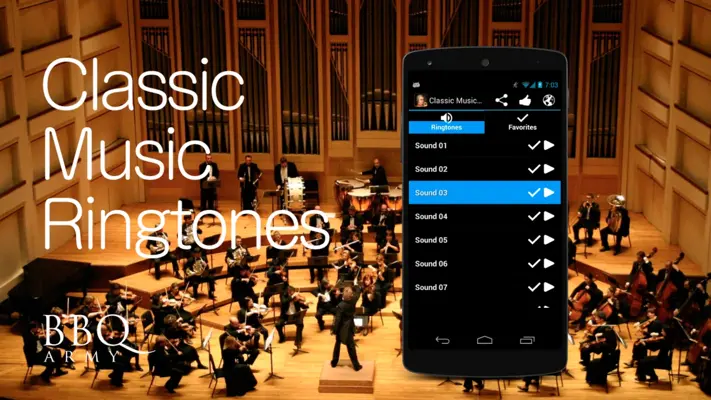 Classic Music Ringtones android App screenshot 0