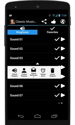 Classic Music Ringtones android App screenshot 2